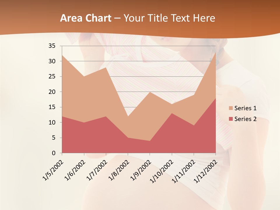 Expectant Shoppingpregnant Woman Waiting For A Desired Baby Pregnancy PowerPoint Template