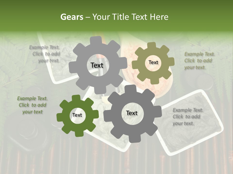Healthy Setting Spoon PowerPoint Template