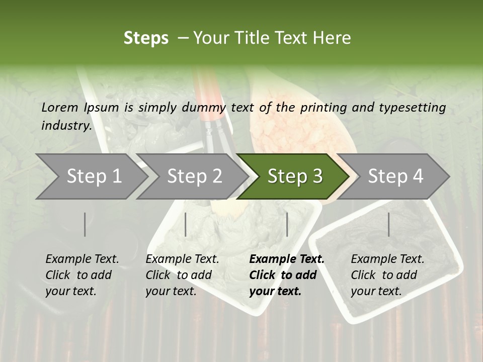 Healthy Setting Spoon PowerPoint Template