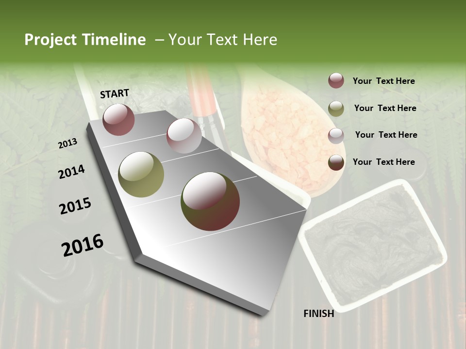 Healthy Setting Spoon PowerPoint Template