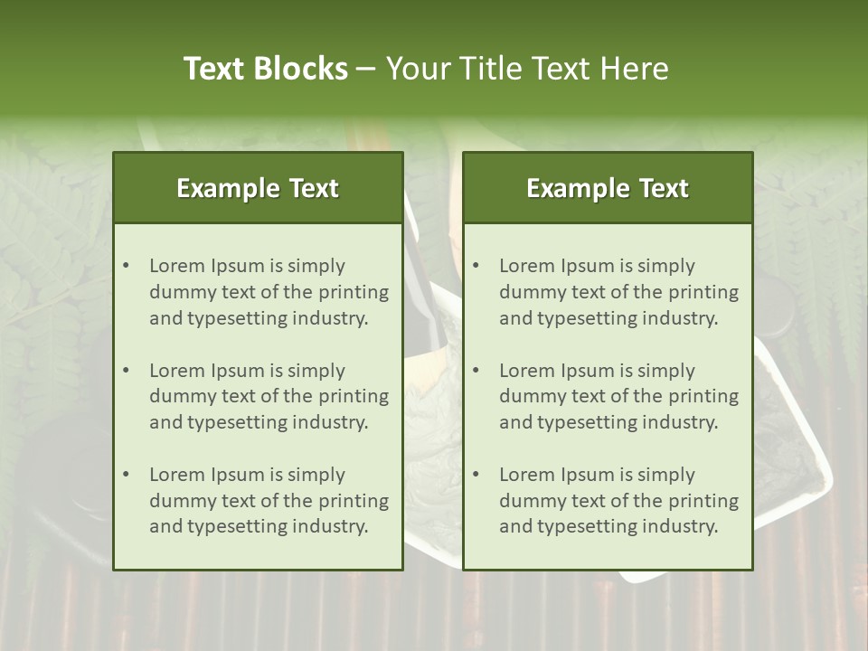 Healthy Setting Spoon PowerPoint Template