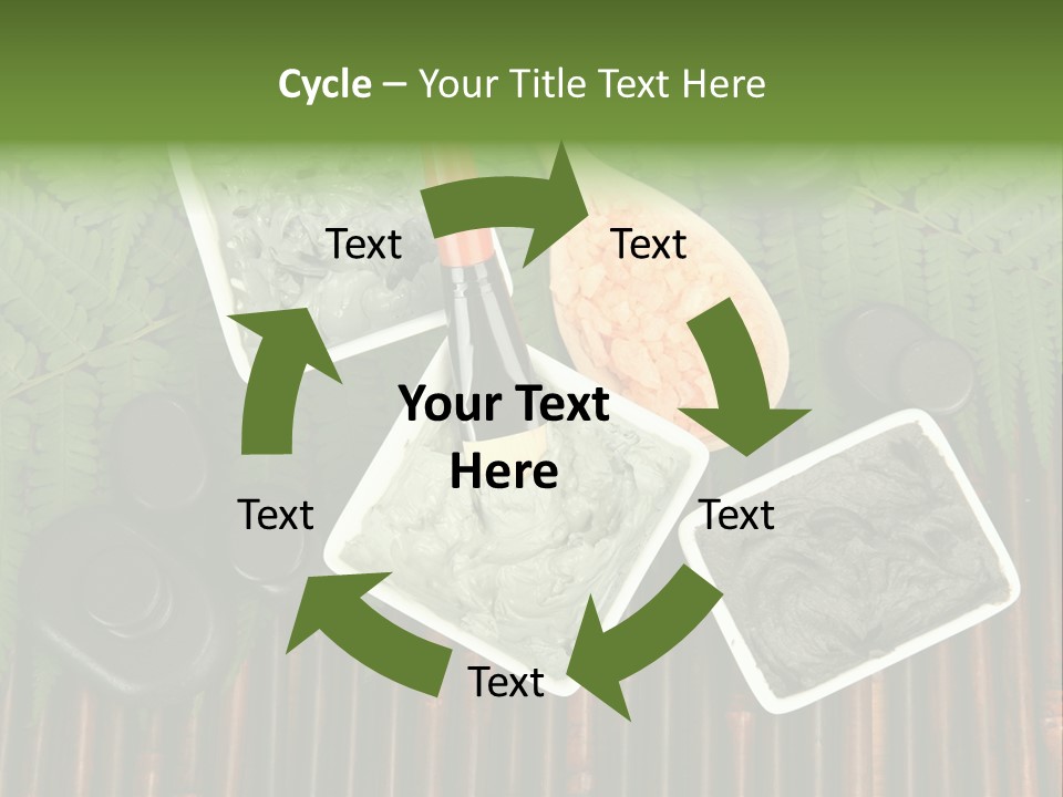 Healthy Setting Spoon PowerPoint Template