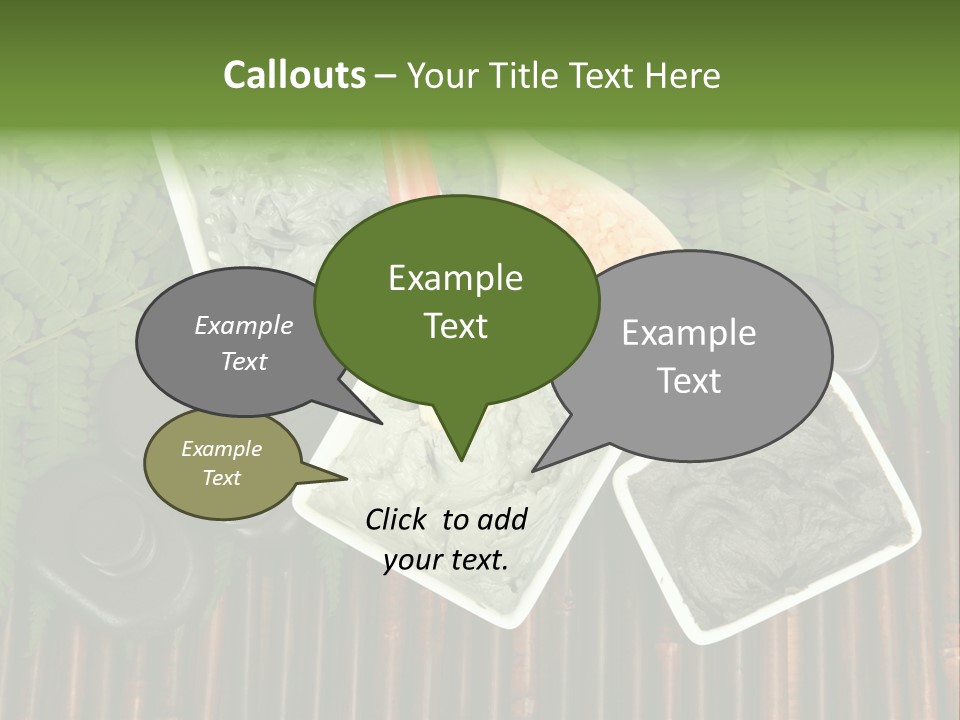 Healthy Setting Spoon PowerPoint Template