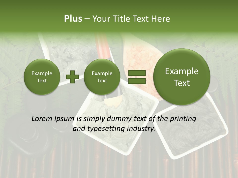 Healthy Setting Spoon PowerPoint Template