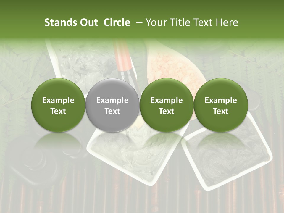 Healthy Setting Spoon PowerPoint Template