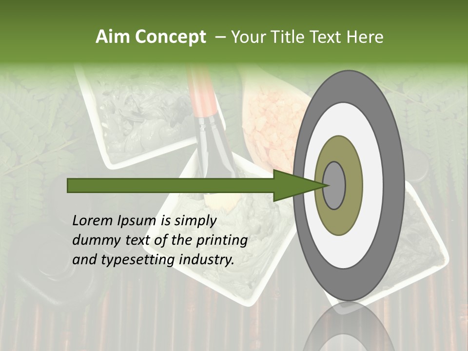 Healthy Setting Spoon PowerPoint Template