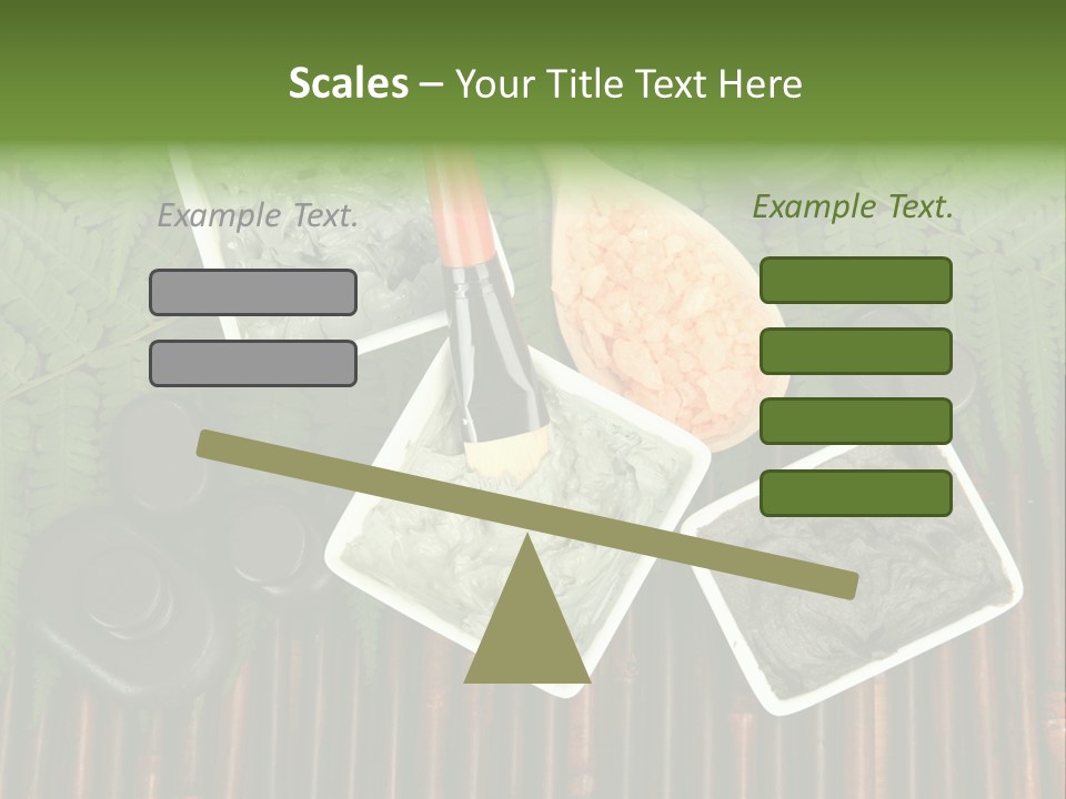 Healthy Setting Spoon PowerPoint Template