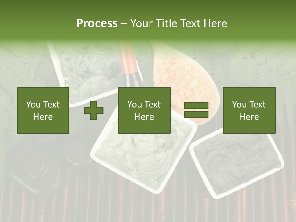 Healthy Setting Spoon PowerPoint Template
