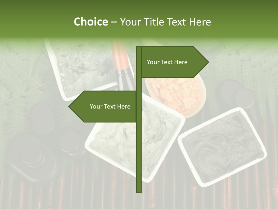 Healthy Setting Spoon PowerPoint Template