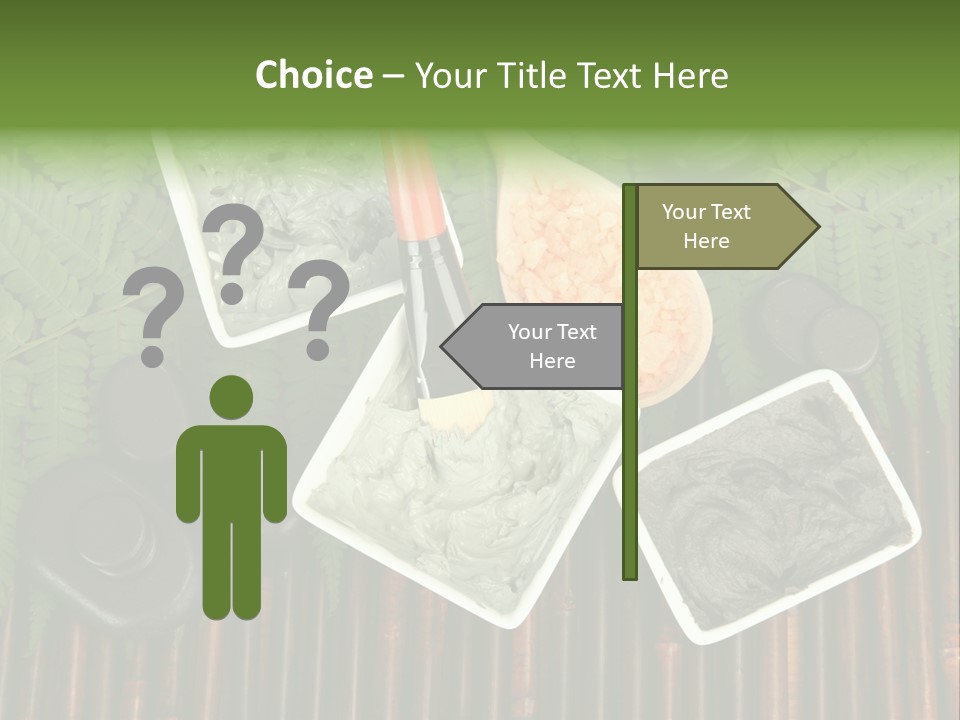 Healthy Setting Spoon PowerPoint Template