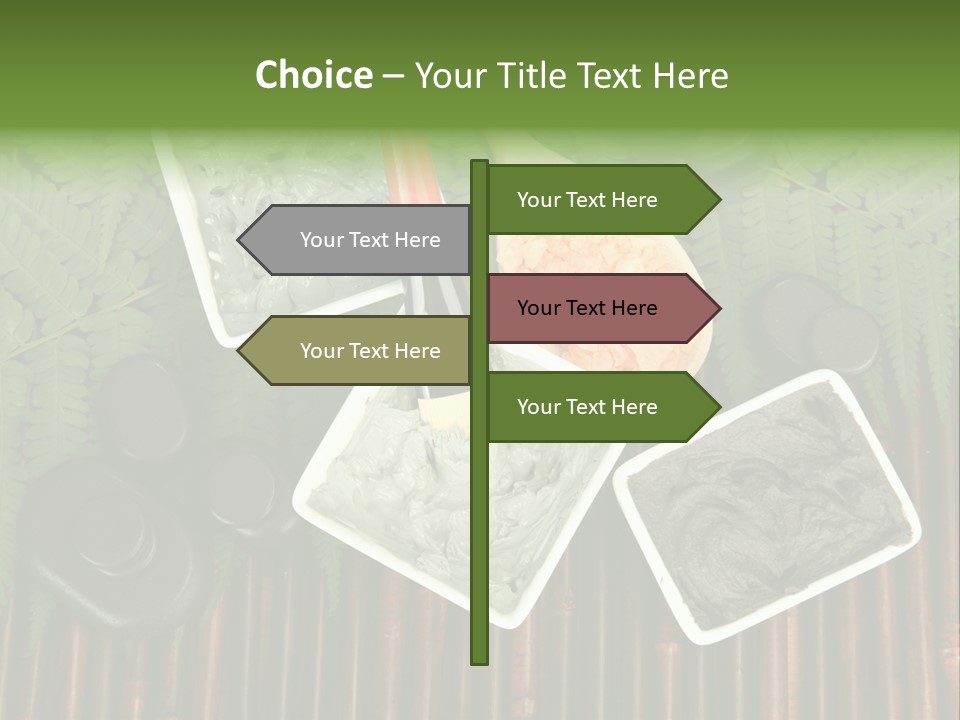 Healthy Setting Spoon PowerPoint Template