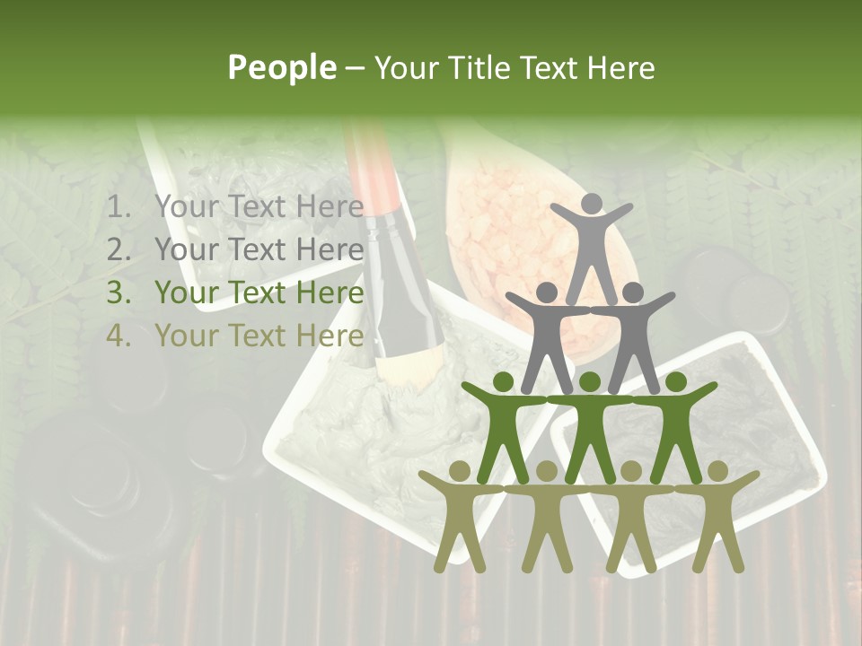 Healthy Setting Spoon PowerPoint Template