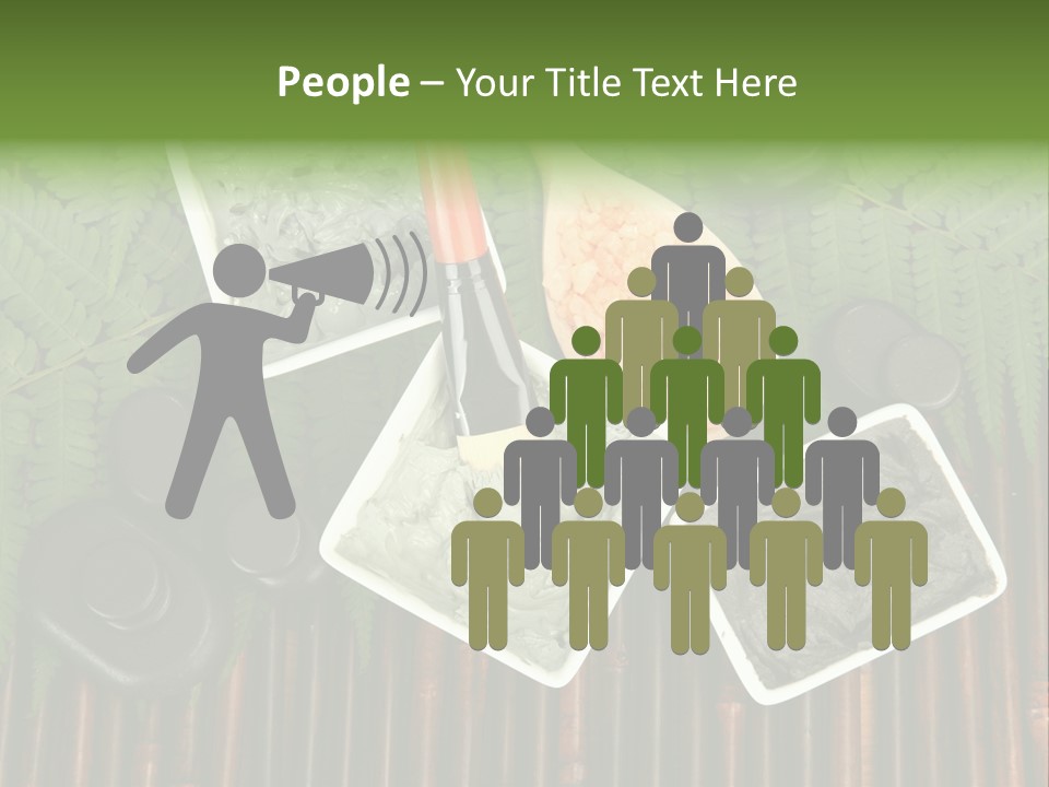 Healthy Setting Spoon PowerPoint Template