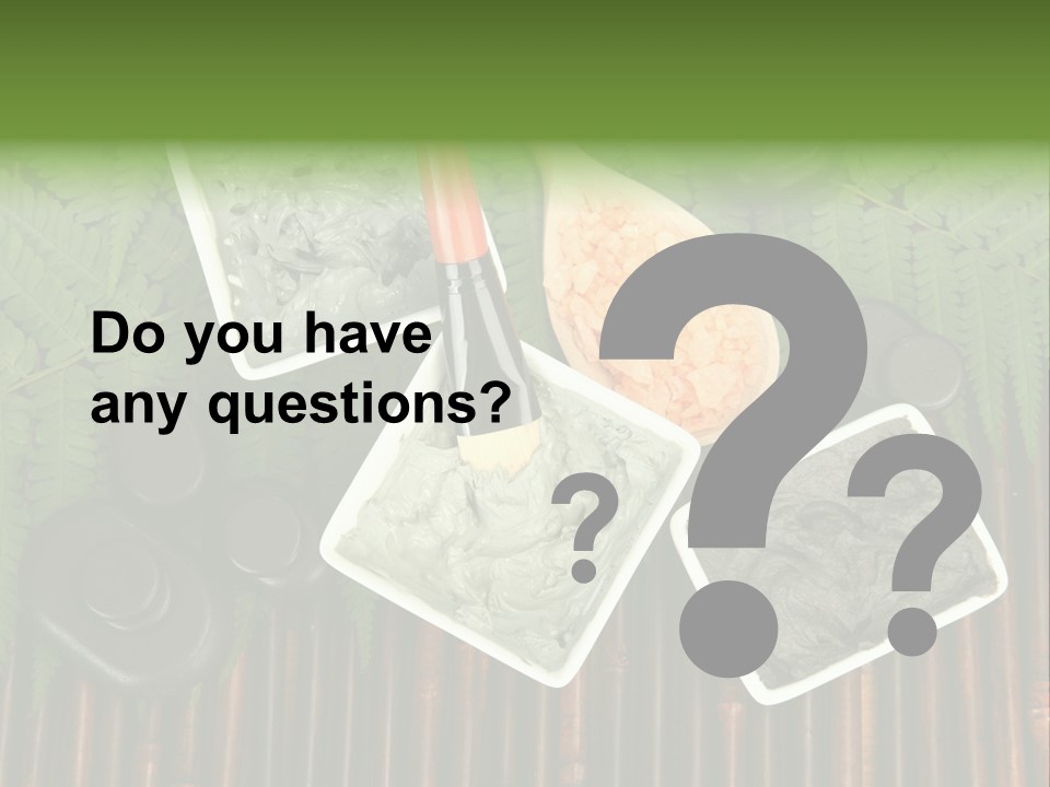 Healthy Setting Spoon PowerPoint Template