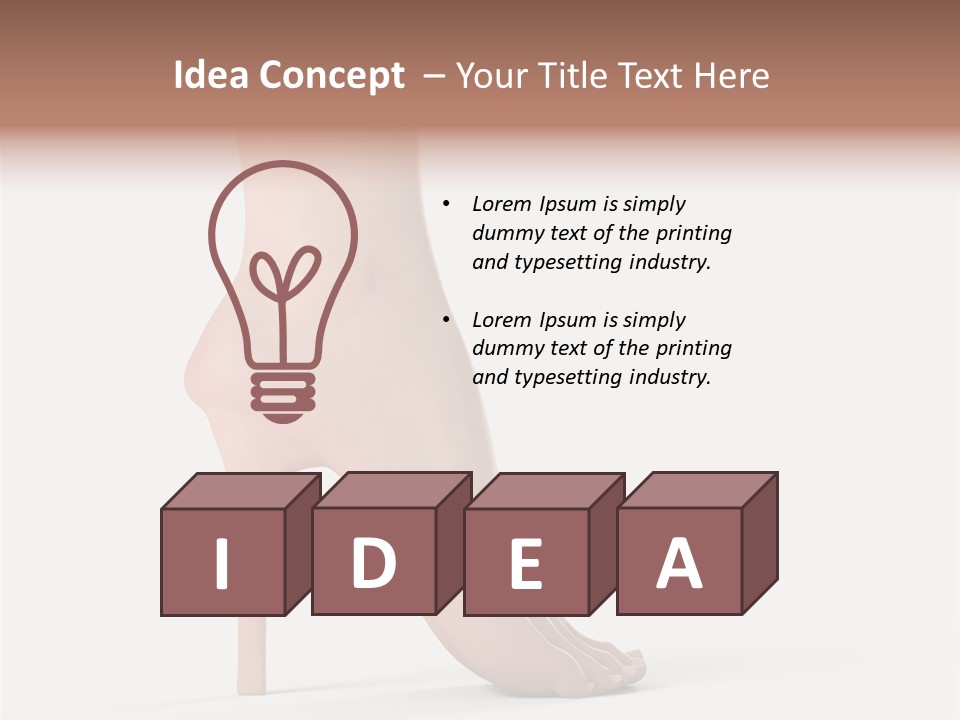 People Bare Elegant PowerPoint Template