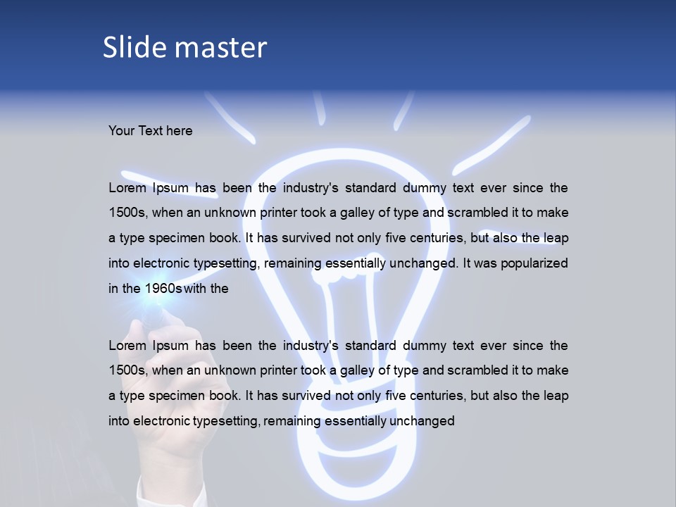 Light Imagination Shiny PowerPoint Template