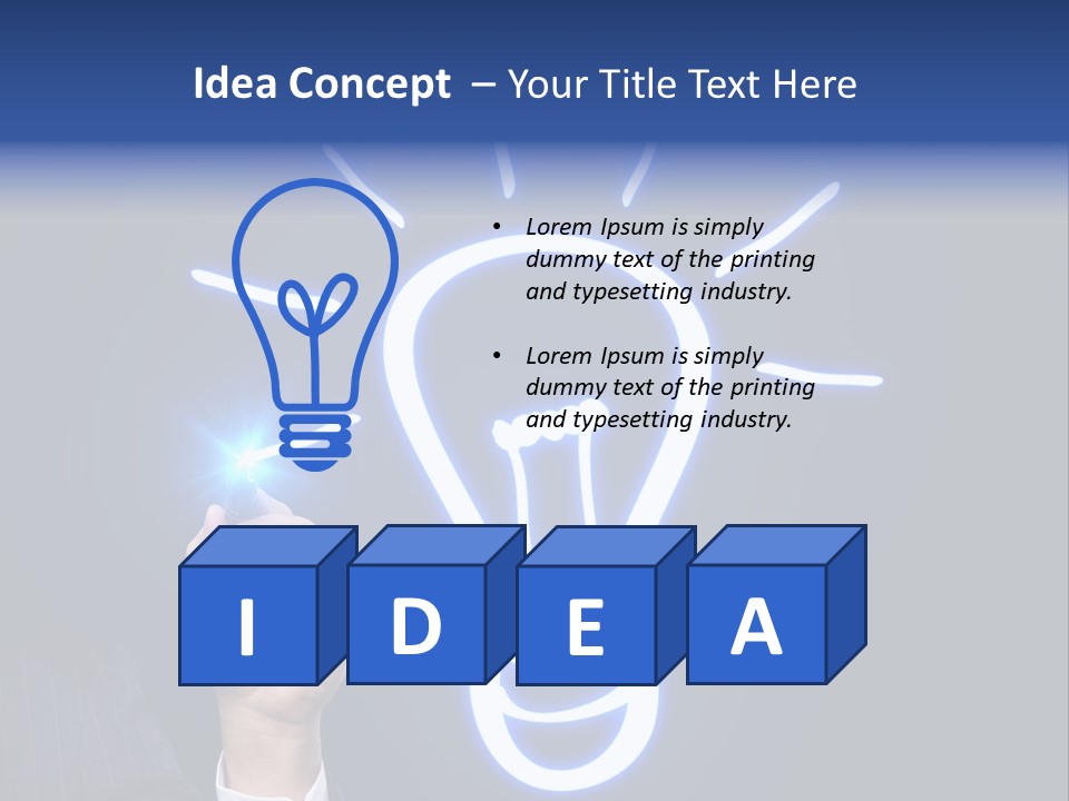 Light Imagination Shiny PowerPoint Template