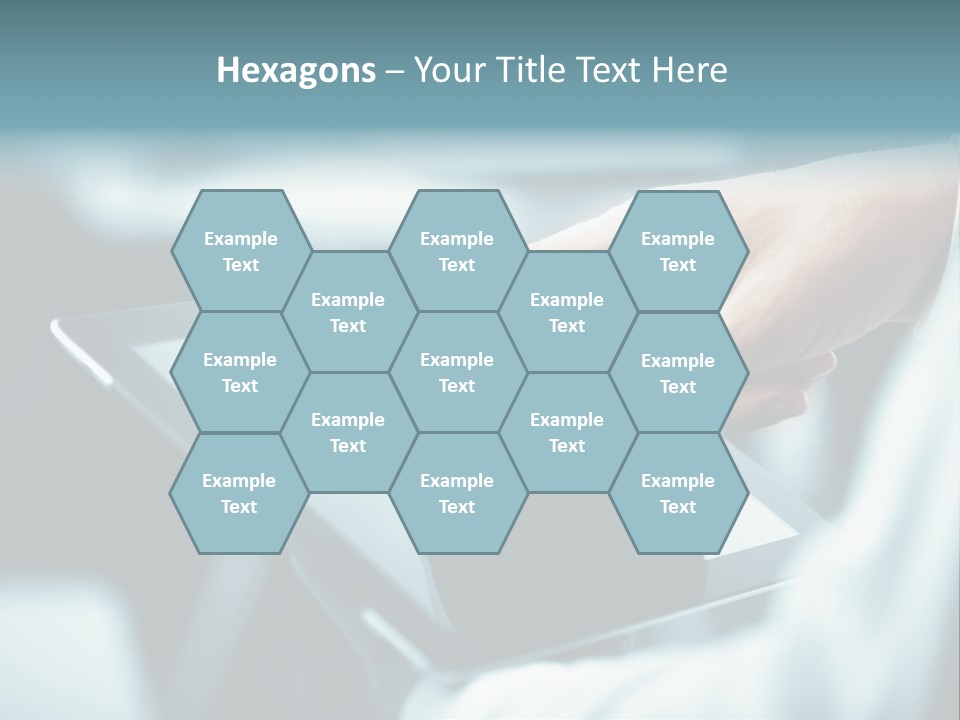 Adult Showing Object PowerPoint Template
