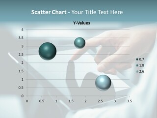 Adult Showing Object PowerPoint Template