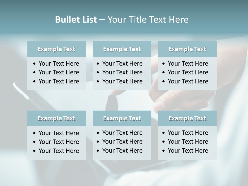 Adult Showing Object PowerPoint Template