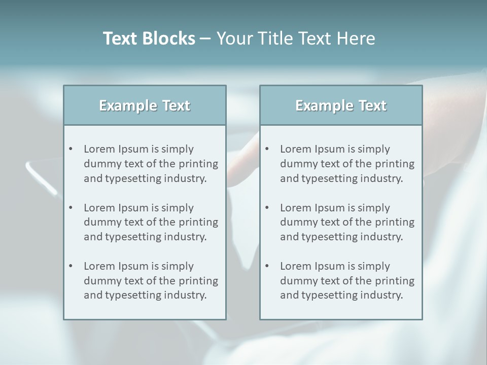 Adult Showing Object PowerPoint Template