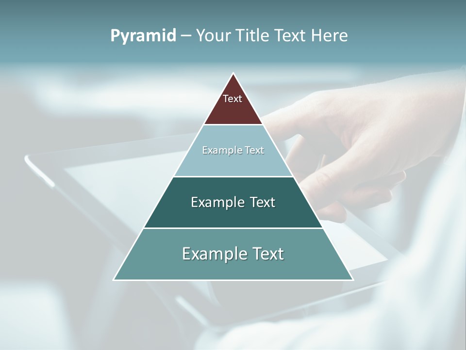 Adult Showing Object PowerPoint Template