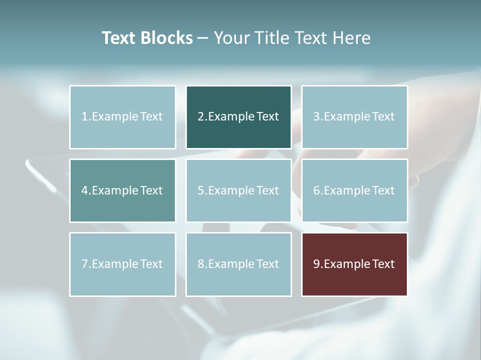 Adult Showing Object PowerPoint Template