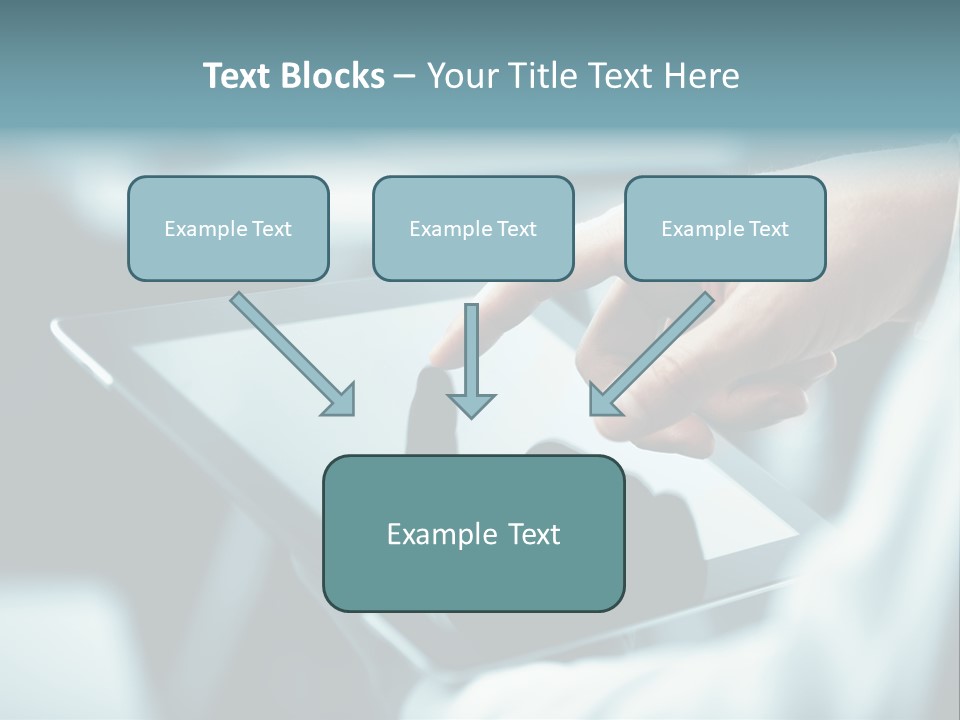 Adult Showing Object PowerPoint Template