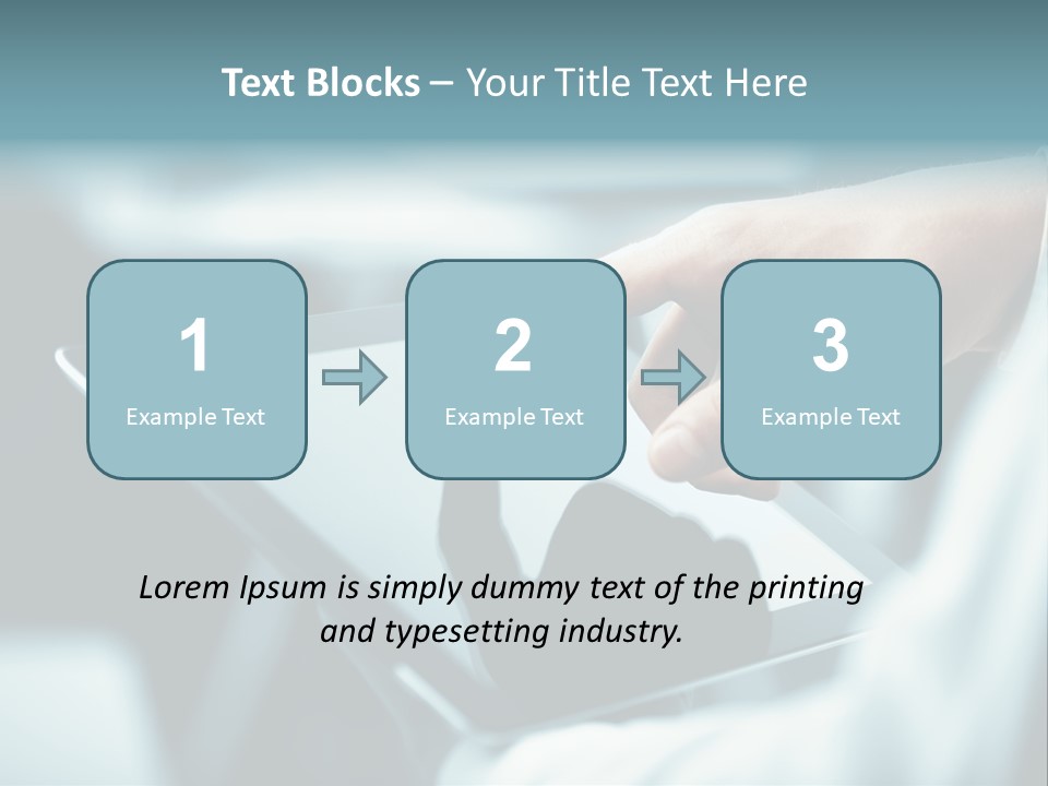 Adult Showing Object PowerPoint Template
