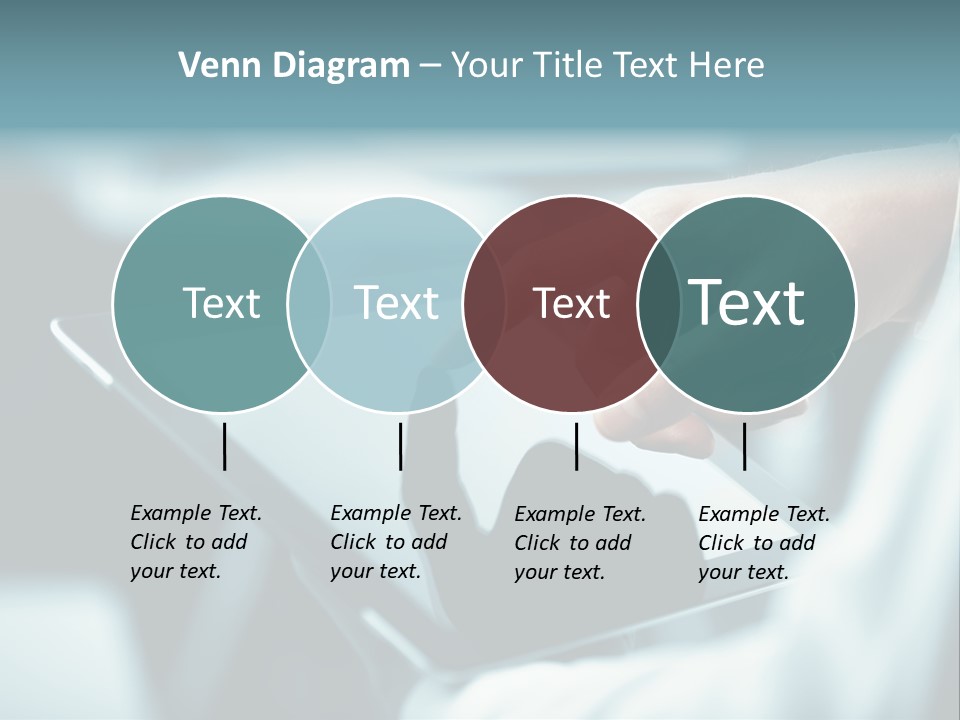 Adult Showing Object PowerPoint Template