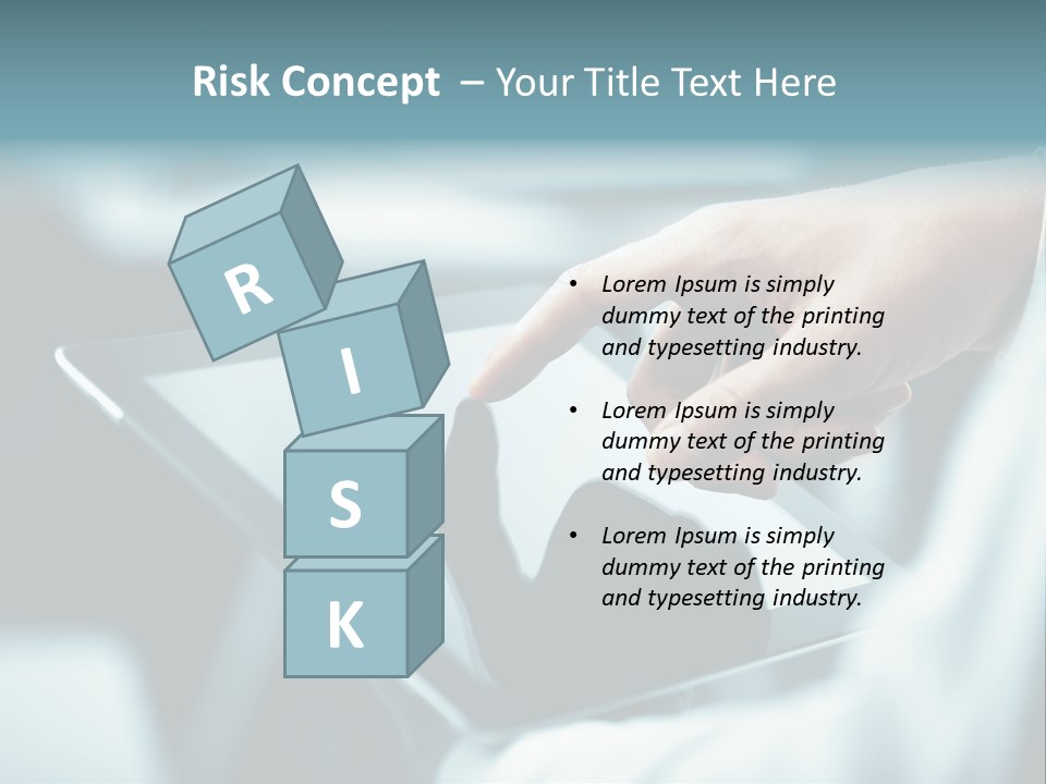 Adult Showing Object PowerPoint Template
