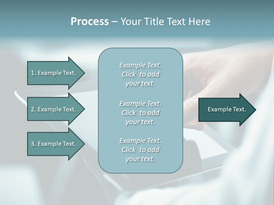 Adult Showing Object PowerPoint Template