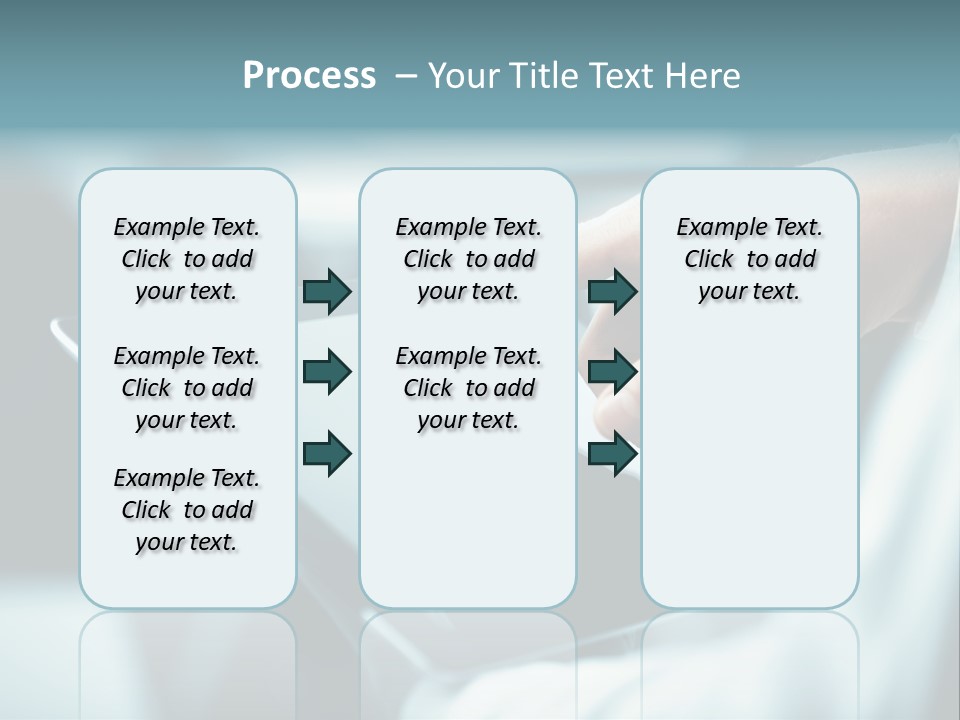Adult Showing Object PowerPoint Template