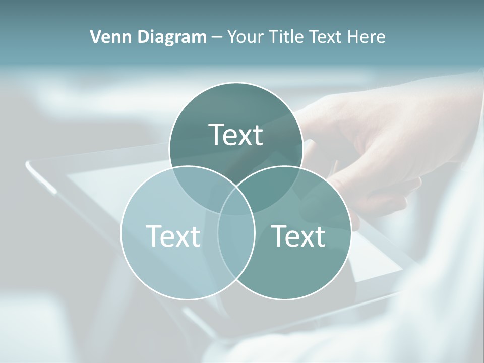 Adult Showing Object PowerPoint Template