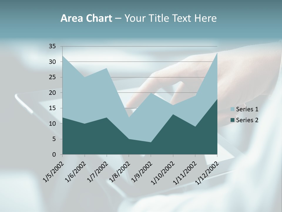 Adult Showing Object PowerPoint Template