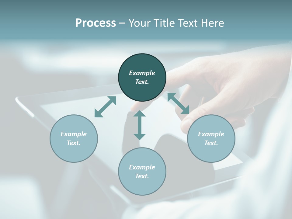 Adult Showing Object PowerPoint Template
