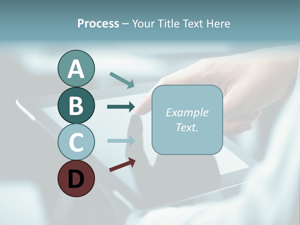 Adult Showing Object PowerPoint Template