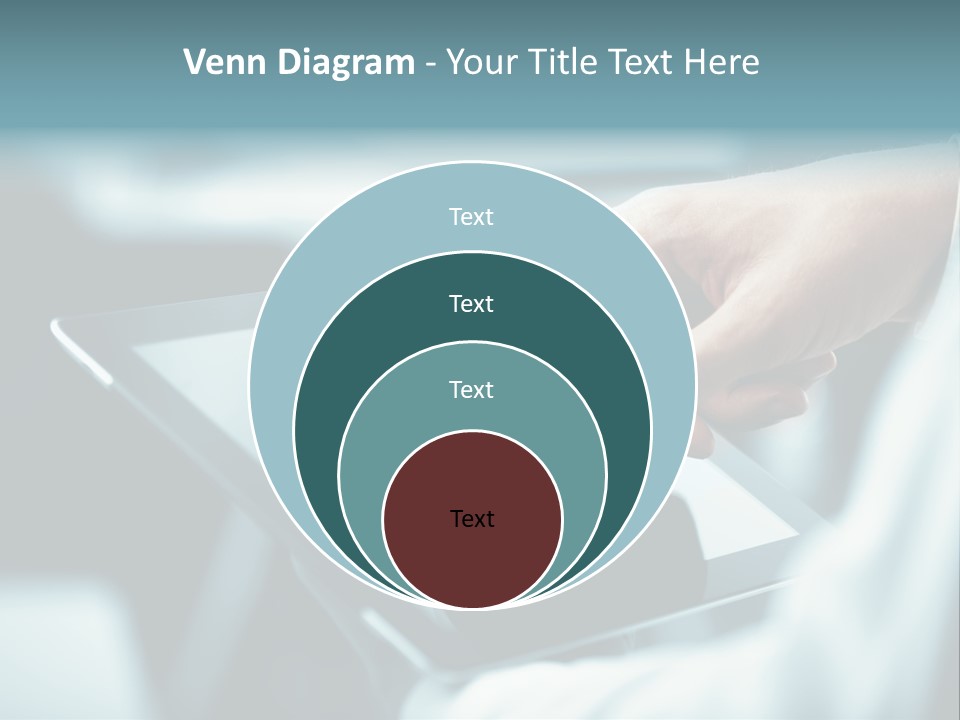 Adult Showing Object PowerPoint Template