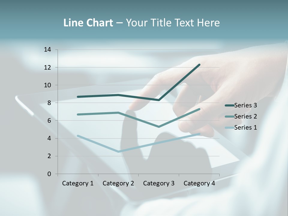 Adult Showing Object PowerPoint Template