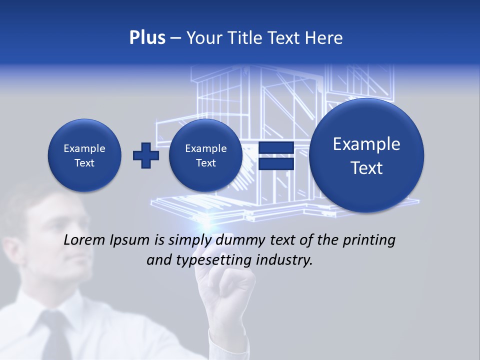 Sketch Plan Male PowerPoint Template