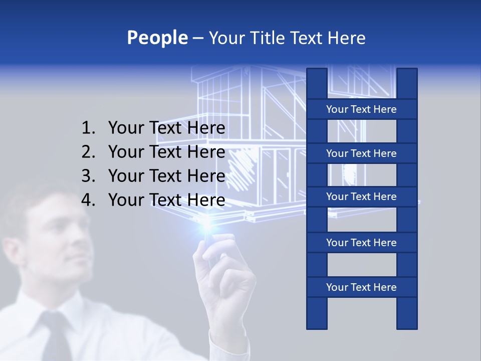 Sketch Plan Male PowerPoint Template