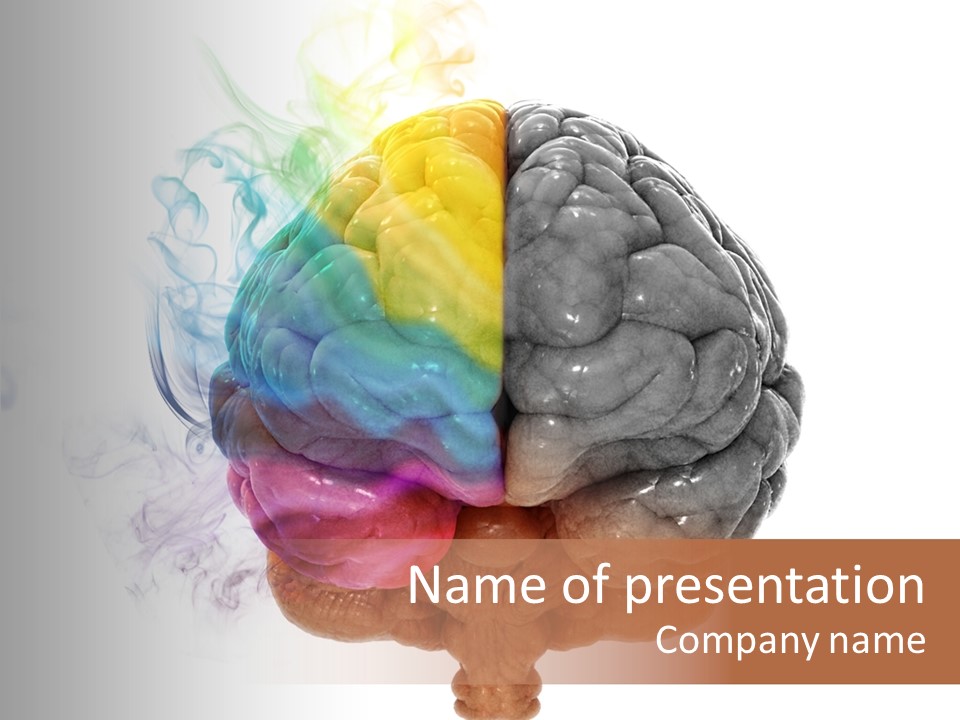 Knowledge Hemisphere Solution PowerPoint Template