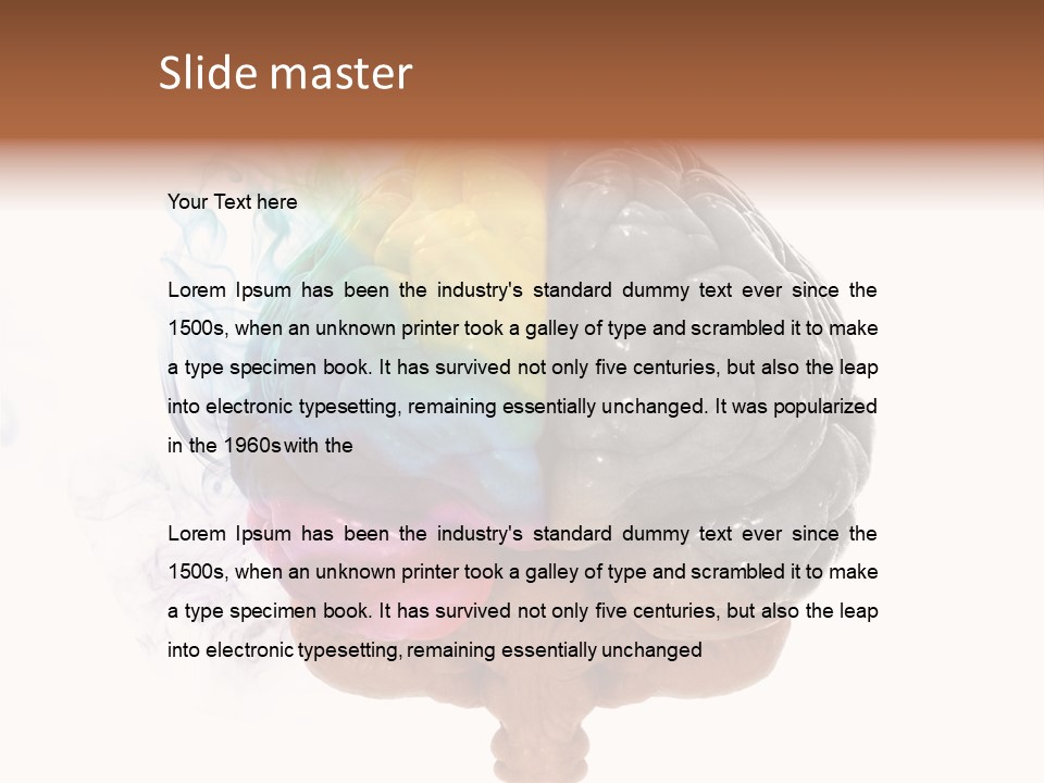 Knowledge Hemisphere Solution PowerPoint Template