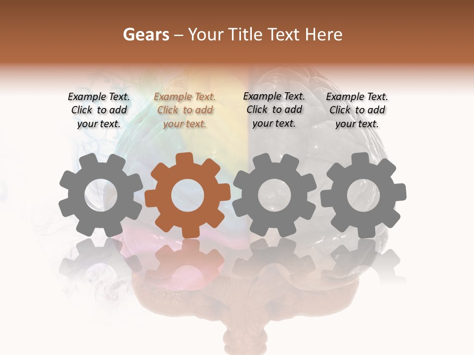 Knowledge Hemisphere Solution PowerPoint Template