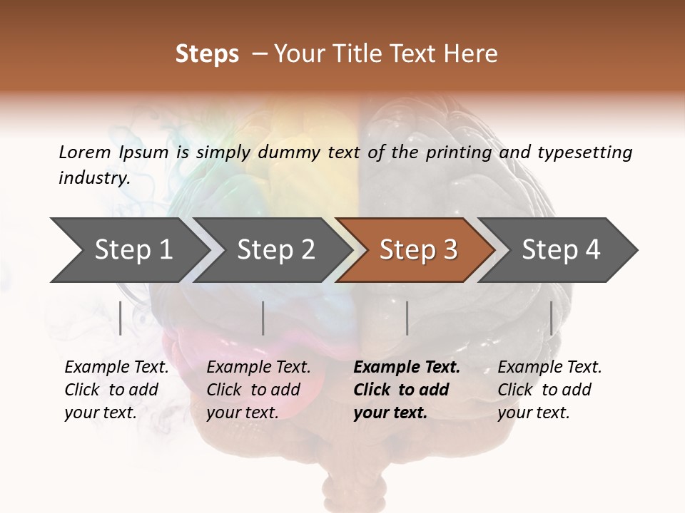 Knowledge Hemisphere Solution PowerPoint Template