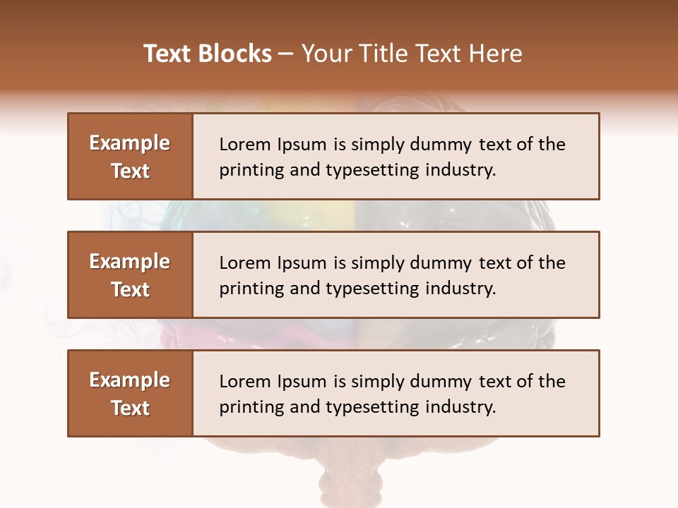 Knowledge Hemisphere Solution PowerPoint Template