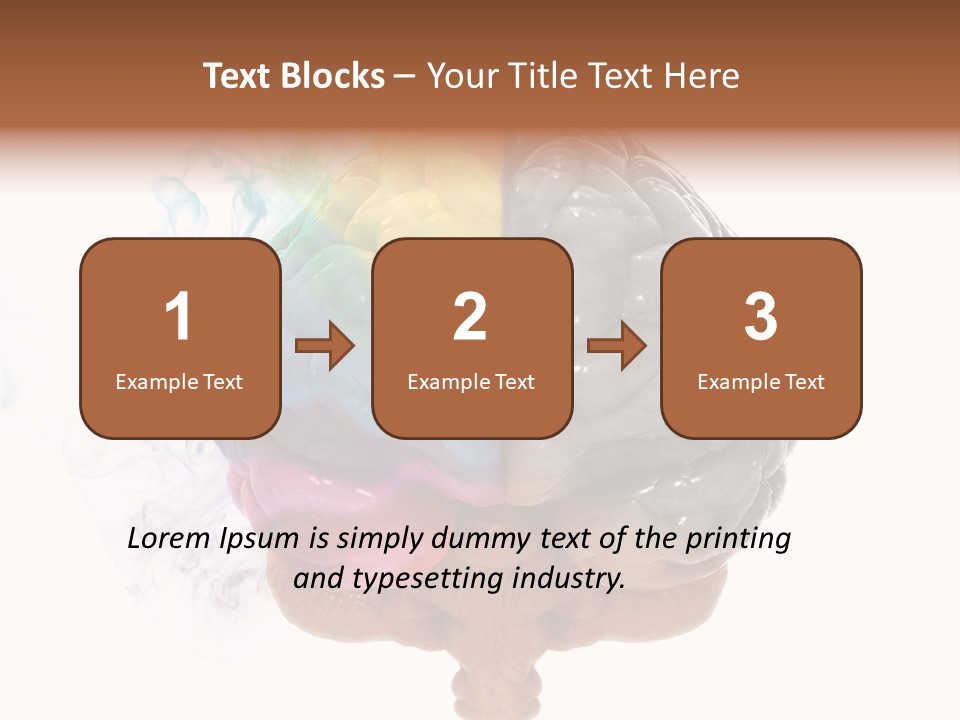 Knowledge Hemisphere Solution PowerPoint Template