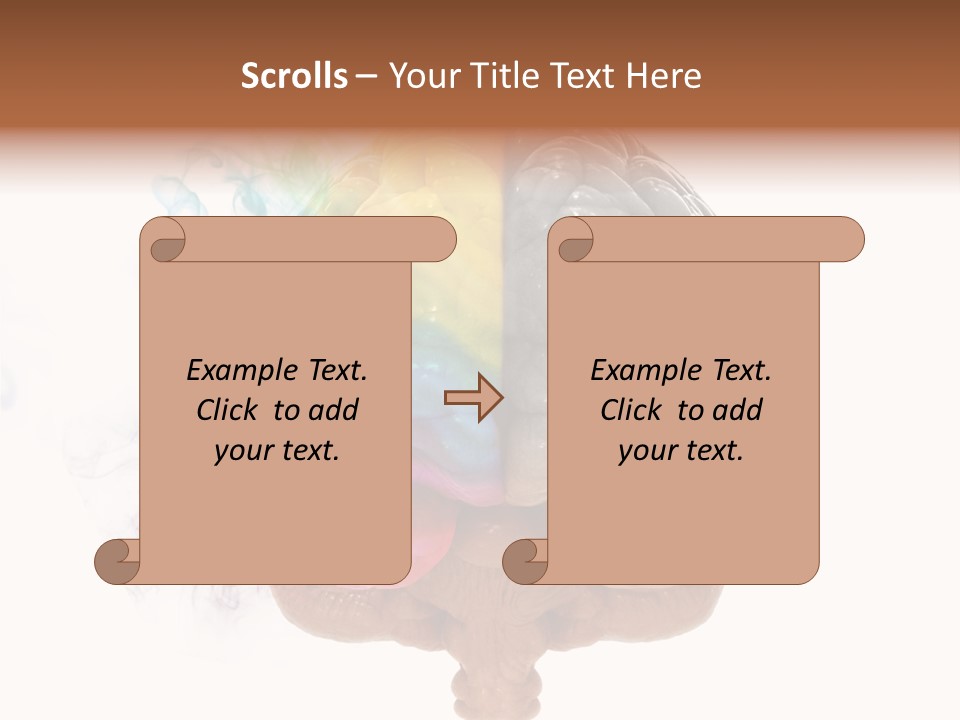 Knowledge Hemisphere Solution PowerPoint Template