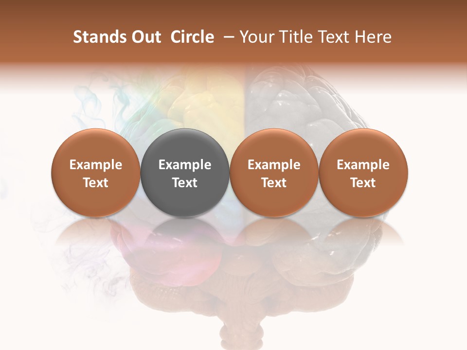 Knowledge Hemisphere Solution PowerPoint Template