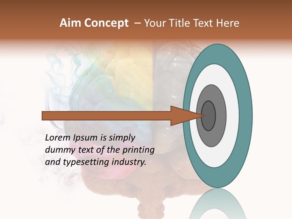 Knowledge Hemisphere Solution PowerPoint Template